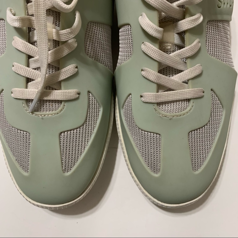 SWIMS Mens Luca Stone Toe Lace Up Low Top Sneakers Shoe Size 9 runs Big = To 10 - Picture 1 of 12
